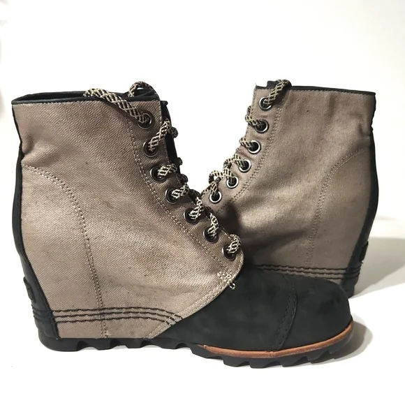 Sorel PDX Wedge Waterproof Booties Women's Size 9.5 EUC! - Picture 2 of 12
